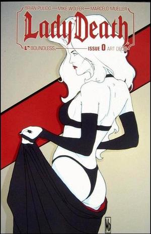 [Lady Death (series 3) #0 (retailer incentive Art Deco cover - Michael DiPascale)]