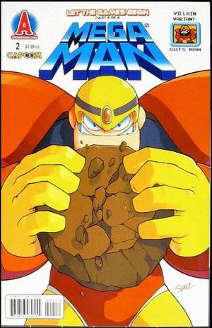 [Mega Man (series 2) #2 (variant Villain cover - Guts Man)]