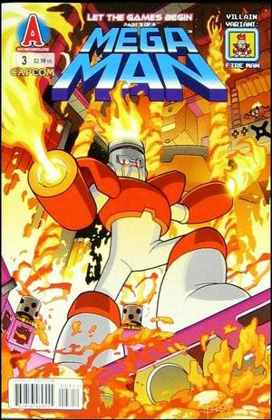 [Mega Man (series 2) #3 (variant Villain cover - Fire Man - Ben Bates)]