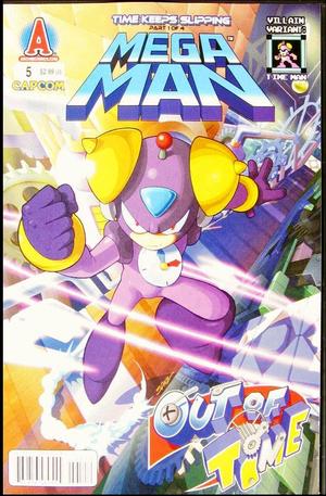 [Mega Man (series 2) #5 (variant Villain cover - Time Man - Patrick Spaziante)]