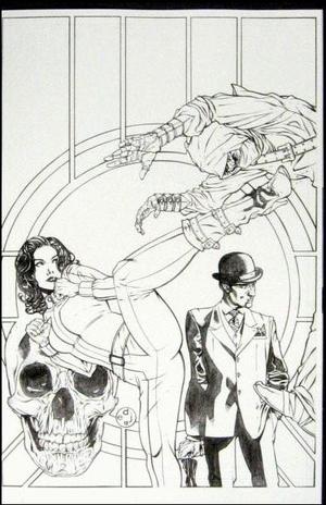 [Steed and Mrs. Peel (series 3) #2 (Cover C - Drew Johnson B&W Retailer Incentive)]