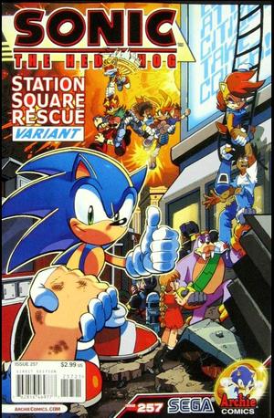 [Sonic the Hedgehog No. 257 (variant cover - Lamar Wells)]