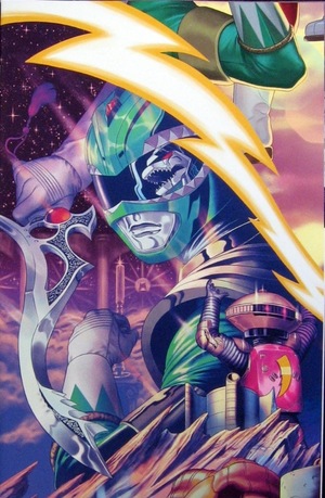 [Mighty Morphin Power Rangers #16 (variant connecting cover - Steve Morris)]