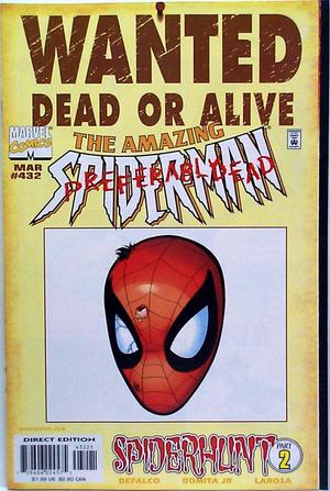 [Amazing Spider-Man Vol. 1, No. 432 (wanted poster cover)]