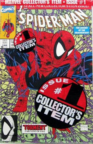 [Spider-Man Vol. 1, No. 1 (standard edition - green cover without UPC, polybagged)]