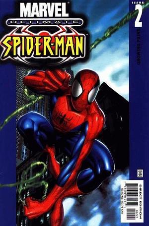 [Ultimate Spider-Man Vol. 1, No. 2 (Spidey swinging cover)]