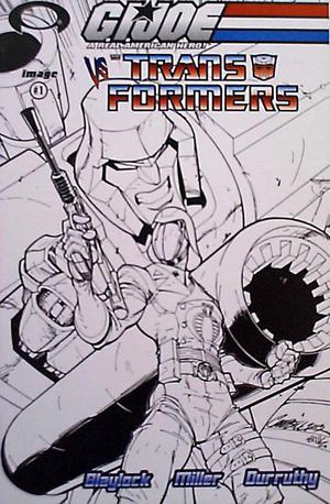 [G.I. Joe vs. The Transformers Vol. 1 #1 (b&w cover - J. Scott Campbell)]