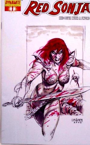 [Red Sonja (series 4) Issue #1 (Incentive sketch cover - Joseph Michael Linsner)]