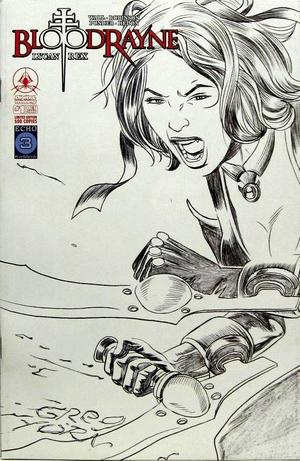 [BloodRayne - Lycan Rex #1 (splatter sketch incentive cover - Greg Horn)]