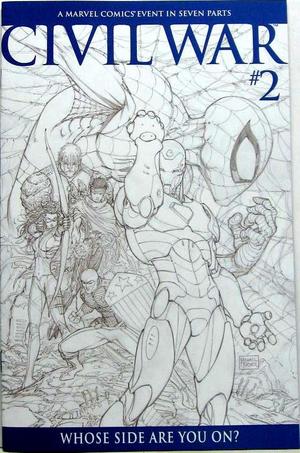 [Civil War No. 2 (1st printing, variant sketch cover - Michael Turner)]