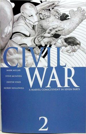 [Civil War No. 2 (3rd printing - Steve McNiven sketch cover)]
