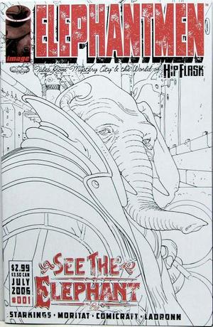 [Elephantmen #1 (2nd printing - b&w cover)]
