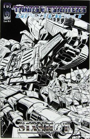 [Transformers Spotlight #4: Six Shot (Retailer Incentive Sketch Cover A - James Raiz)]