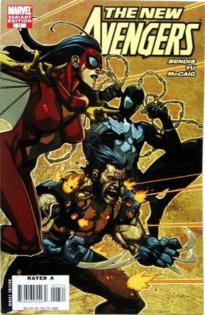 [New Avengers (series 1) No. 27 (variant cover - Spider-Man & Spider-Woman)]