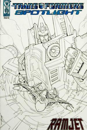[Transformers Spotlight #10: Ramjet (Retailer Incentive Sketch Cover - Robby Musso)]