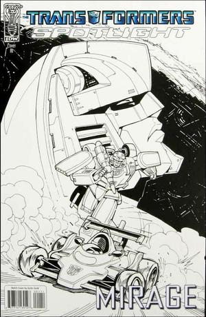 [Transformers Spotlight #13: Mirage (retailer incentive sketch cover)]