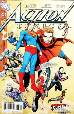 [Action Comics 863 (standard cover - Superman with the Legion)]
