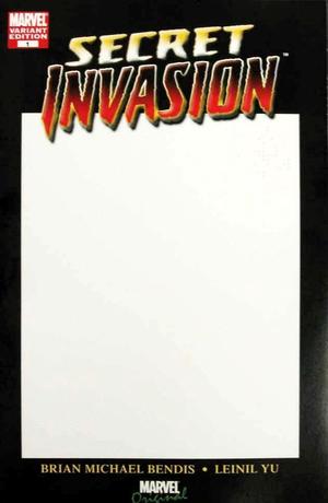 [Secret Invasion No. 1 (1st printing, variant convention cover - blank)]