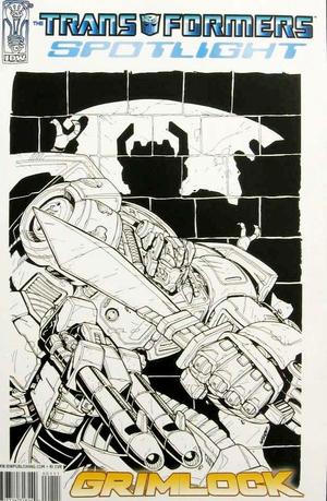 [Transformers Spotlight #14: Grimlock (retailer incentive sketch cover)]