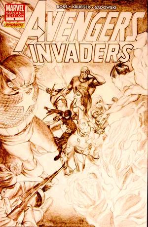 [Avengers / Invaders No. 1 (variant sketch cover - Alex Ross)]