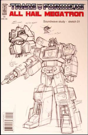 [Transformers - All Hail Megatron #2 (Retailer Incentive Sketch Cover - Guido Guidi)]