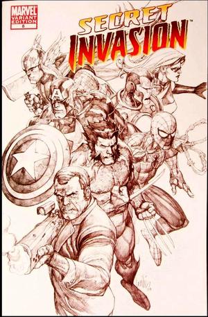 [Secret Invasion No. 8 (variant sketch cover - Leinil Francis Yu)]