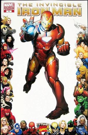 [Invincible Iron Man No. 16 (variant 70th Anniversary frame cover - Salvador Larroca)]