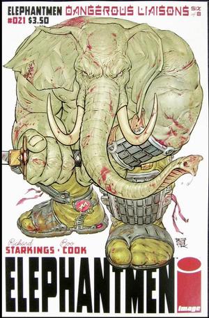 [Elephantmen #21 (wraparound cover - Book Cook)]