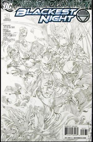 [Blackest Night 3 (1st printing, variant sketch cover - Ivan Reis)]