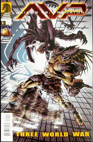 [Aliens vs. Predator - Three World War #1 (variant cover - Rick Leonardi)]