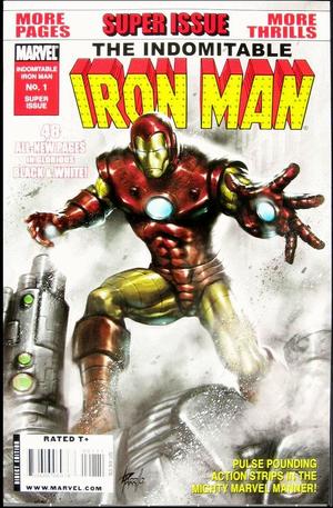 [Indomitable Iron Man (B&W) No. 1]