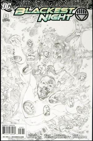 [Blackest Night 8 (variant sketch cover - Ivan Reis)]