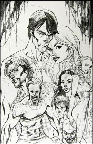 [True Blood (series 1) #1 (1st printing, Retailer Incentive Cover A - J. Scott Campbell virgin sketch)]