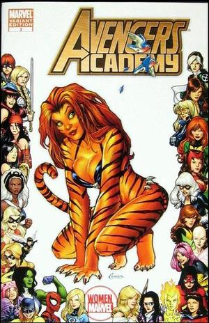 [Avengers Academy No. 3 (variant Women of Marvel frame cover - Amanda Conner)]