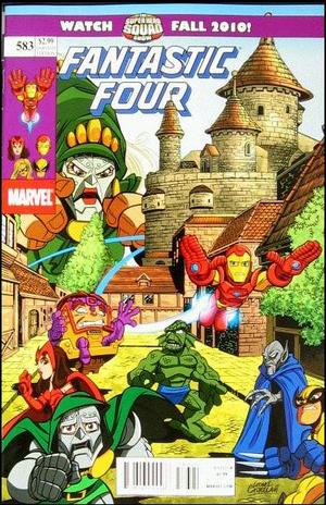[Fantastic Four Vol. 1, No. 583 (1st printing, variant Super Hero Squad cover - Leonel Castellani)]