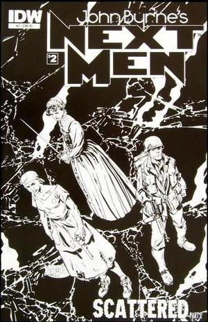 [John Byrne's Next Men (series 2) #2 (retailer incentive sketch cover)]