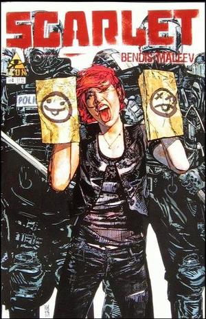 [Scarlet #4 (standard cover - Alex Maleev)]