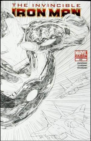 [Invincible Iron Man Vol. 1, No. 500 (1st printing, variant sketch cover - Joe Quesada)]