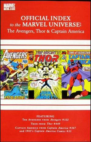[Avengers, Thor & Captain America: Official Index to the Marvel Universe No. 10]