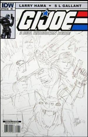 [G.I. Joe: A Real American Hero #163 (Retailer Incentive Cover - Larry Hama sketch)]