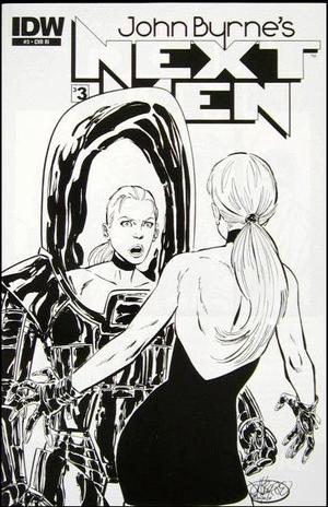 [John Byrne's Next Men (series 2) #3 (retailer incentive sketch cover)]