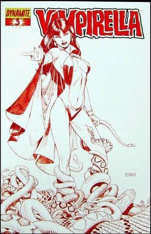 [Vampirella (series 4) #3 (Incentive "Blood Red" Sketch Cover - Sean Chen)]