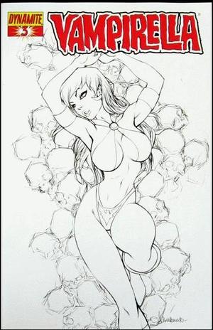 [Vampirella (series 4) #3 (Incentive B&W Sketch Cover - Ale Garza)]