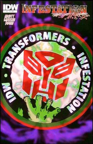 [Transformers: Infestation #2 (Retailer Incentive Cover - Zombie-fied Logo)]