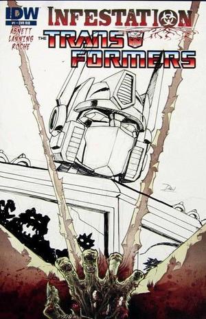 [Transformers: Infestation #1 (Retailer Incentive Cover B - sketched & signed by Dan Khanna)]