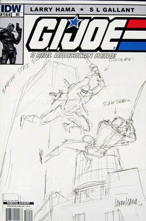 [G.I. Joe: A Real American Hero #164 (Retailer Incentive Cover - Larry Hama sketch)]