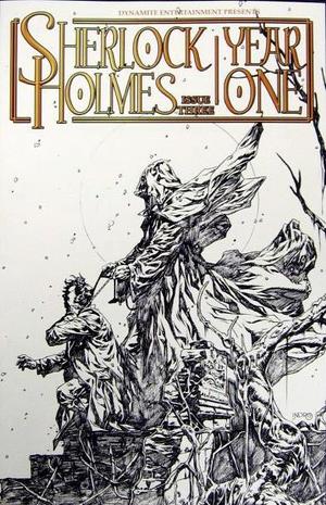 [Sherlock Holmes: Year One Volume 1, Issue #3 (Incentive B&W Cover - Daniel Indro)]