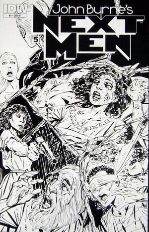 [John Byrne's Next Men (series 2) #5 (retailer incentive sketch cover)]