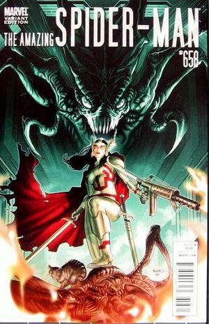 [Amazing Spider-Man Vol. 1, No. 658 (1st printing, variant Thor Goes Hollywood cover - Paul Renaud)]