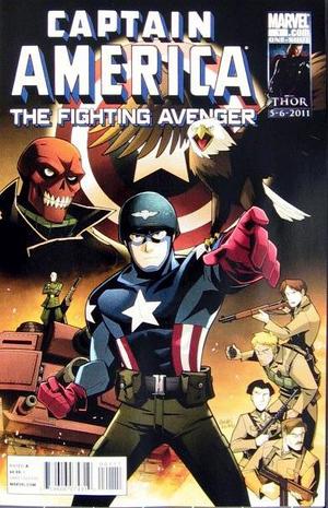 [Captain America: Fighting Avenger No. 1 (shield background cover - Gurihiru)]
